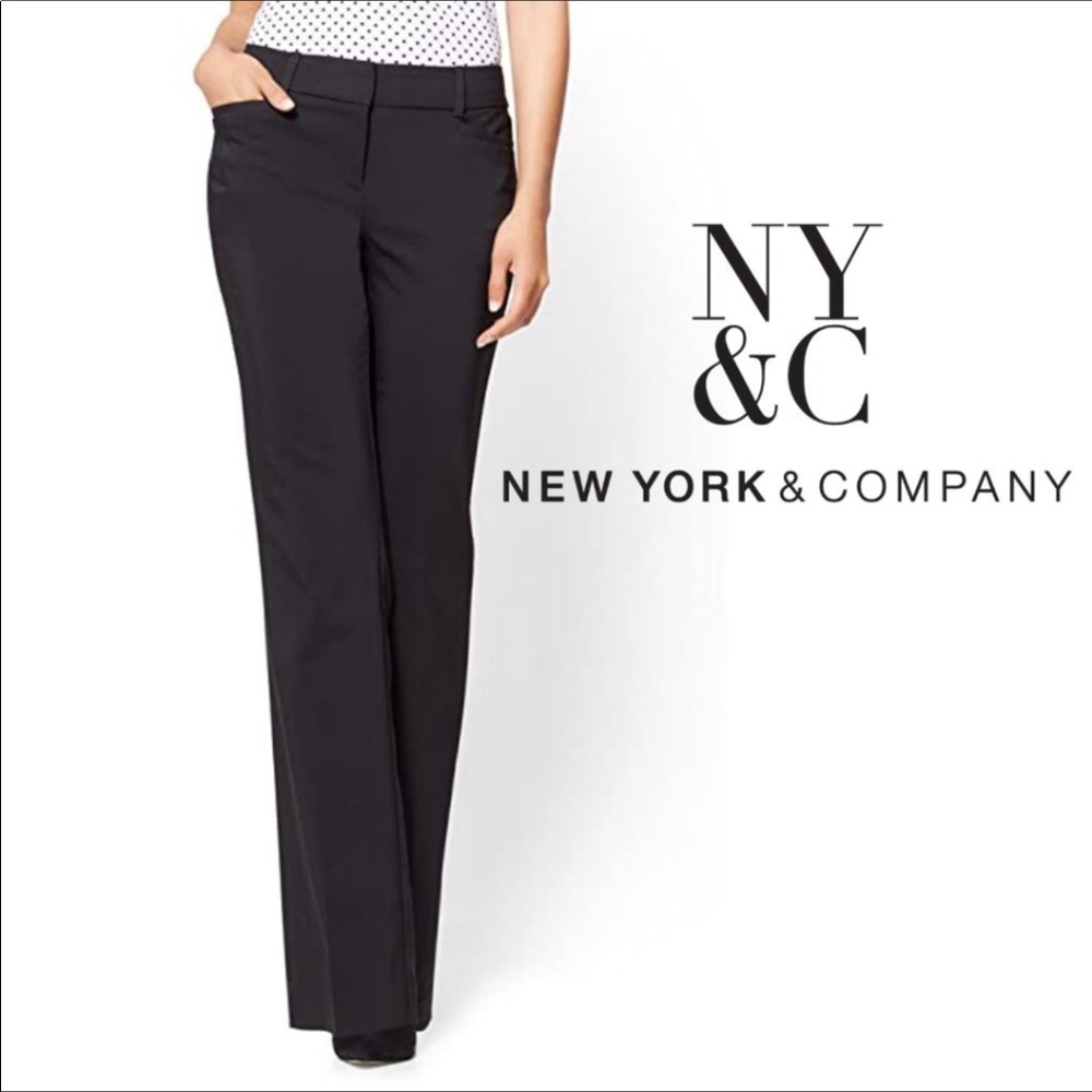 NWT Black Dress Pants  Bootcut Stretch Size 0